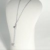 Collana donna argento con zirconi