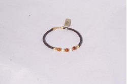 bracciale donna oro pietre perle