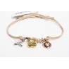 bracciale donna corda e lega anallergica guess