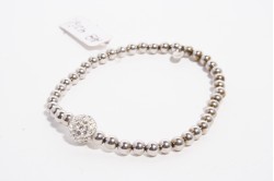 bracciale donna argento ball