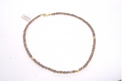 collana perle con inserti in oro